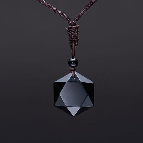 Premium Black Obsidian Necklace