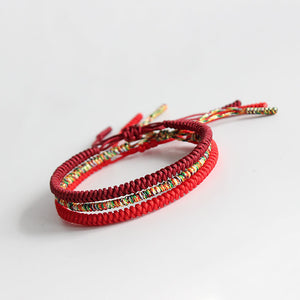 Lucky Handmade Buddhist Beads Bracelet